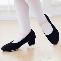 여성댄스화 라인댄스화 라인댄스신발 여성 소녀 댄스 슈즈 캐릭터 트레이닝 하이힐 발레, 06 33, [01] Black