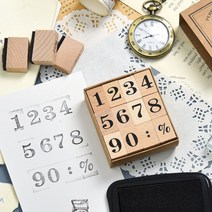 영문 날짜 숫자 넘버 요일 다이어리 우드 데코 다꾸 스탬프, 04 : 열두달약자