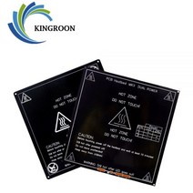 kingroon pcb 알루미늄 heatbed 온상 12v 24v mk2a mk3 가열 침대 3d 프린터 부품 3d 인쇄 플랫폼 뜨거운 침대 220x220mm, mk3 214x214x3mm