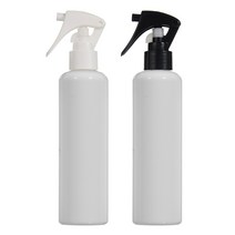 미니건스프레이용기(S형) 100-500ml, 검정캡, 300ml 백색용기