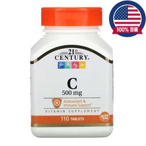 21세기센트리 비타민C 500mg 아스코르브산 탄산칼슘 30mg 무글루텐 110정, 1개