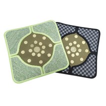 멍석 통풍. 옥 통풍 사각방석 /통풍방석/자동차방석, 제품선택:멍석 통풍 사각방석 1P - 그린, 단품
