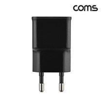 SR2477 Coms 가정용 USB 충전 충전기 5V 1.2A 블랙
