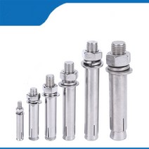 스크류앙카 M6 M8 M10 42 피스 볼트 304 스틸 슬리브 앵커 벽돌 벽 콘크리트, 03 M10 2PCS_05 90mm