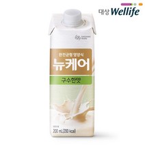 대상웰라이프 뉴케어 구수한맛(cs캡)200mlx30팩+사은품 환자식 환자 영양식 아침 식사대용 유동식 부모님 식사대용식, 1세트, 1세트