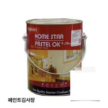 삼화페인트 홈스타 파스텔OK PLUS 친환경페인트 3.8L, 로즈데일크림