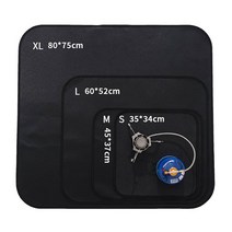 난로 화로대 방열 버너 방염매트 방염포 캠핑 시트 받침대, 450*370mm-M