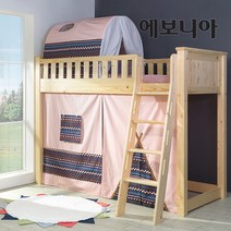 미키 스마트 키높이 침대커튼 핑크인디언 세트