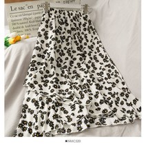 Z3JC 시폰 플라워 프릴 스커트