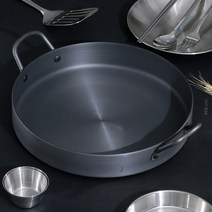 닭갈비팬 경질코팅 철판 볶음판 요리판 원형 닭갈비판 30cm, 1개