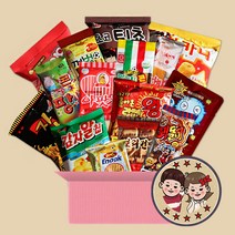 주전부리 사무실 탕비실 유치원 어린이집 종합 과자 간식 군것질 비품 상자 박스 선물 세트 꾸러미 15종, 1세트