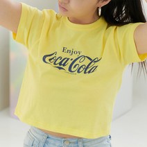 여자바디프로필의상 코카콜라티셔츠