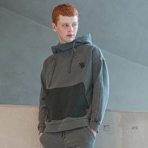 커스텀어스 가먼트다잉오버핏후드맨투맨 CFS21WKHTA05