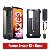 ulefone power armor 13 스마트폰 android 11 8g 256g, 케이스 추가