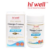 하이웰 프리미엄 오메가3 1500mg 원어데이 90소프트젤 1EA 뉴질랜드 본사 출고
