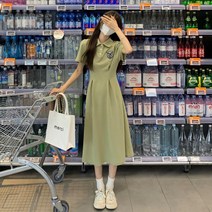 피케원피스 pk 테니스 면 캐주얼 여름 여성