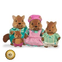 아이방꾸미기 다람쥐 가족인형 생일선물 소장용 아빠랑놀기 교구장난감