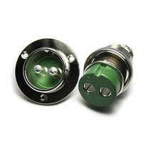 항공잭 32MM 날개타입 K-32-2핀 플러그 국내생산 원형커넥터 써큘러커넥터, 02_판넬