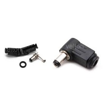 아답터변환젠더 잭규격변환 DC변환잭 땜용플러그 DC교환잭 조립잭, SDP0008-5.5mm-2.5mm(ㄱ자)