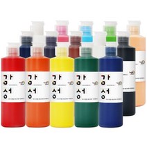 [하양이네035]스노우키즈 핑거페인트 감성물감250ml 낱색(10Color) 유아물감, 파랑250ml