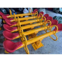 놀이터시소 공원 시소 유치원 어린이집 놀이터기구, (네이비) - 2인용 시소