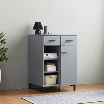 600 탕비실 하부장 그릇 정수기수납장 주방장 부엌장 다용도장, 핑크그레이