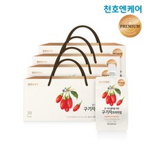 [천호엔케어] 국산 구기자즙 프리미엄 80ml 30팩 4박스, 4개