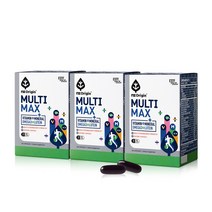 엔젯오리진 멀티맥스(멀티비타민+미네랄+오메가3+루테인), 3통, 60캡슐