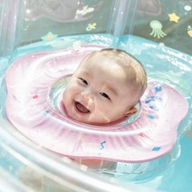 [핑크퐁아기상어튜브] 일루와 아기 수영장 신생아 튜브 어린이 베란다 유아 풀장