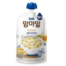 맘마밀 안심밥상 레토르트이유식 140g, 15개월 닭백숙 찹쌀진밥, 10개