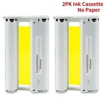 Topcolor KP108IN KP-36IN 캐논 셀피 CP1300 CP1200 프린터 잉크 카트리지 CP900 CP910 CP1000 잉크 카세트 6 인치 인화지, 2pcs 잉크 카세트