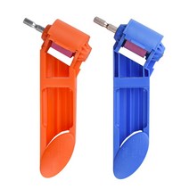 연마기 그라인더 연삭 트위스트 전기 드릴 갈기, 2개의 연삭 휠이 있는 스타터 블루 세트