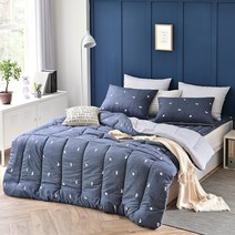 남자아이 학교 기숙사이불세트 모던 네이비 컬러 1인용침구 인테리어 심플