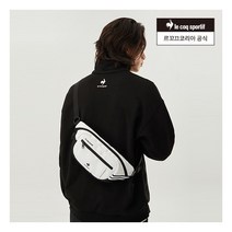 [르꼬끄 공식] 에센셜 선데이 스포츠 힙쌕 (QP123ABG16), BLK0_BLACK, 00F, 컬러:BLK0_BLACK / 사이즈:00F