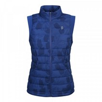 까스텔바작 여성 경량 전판 프린트 구스 조끼(BGAWVT7010)