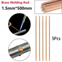 5/10 Pcs 1.0/1.5/2.0/2.5mm x 500mm 황동 용접봉 인광체 구리 용접 와이어 전극 납땜 막대 솔더 파우더 필요 없음, [08] 10pcs 2 5mm, 08 10pcs 2 5mm