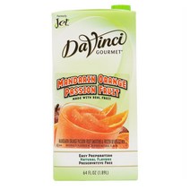 DaVinci 다빈치 고메 만다린 오렌지 패션 프루트 리얼 프루트 스무디 믹스 1.89L x2개
