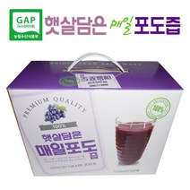 상주 햇살담은 매일 포도즙, 1박스, 120ml