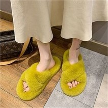 ONM 회사 편한 슬리퍼 실내 거실 다용도 털실내화 룸슈즈, 베이지／235-240, 선택옵션