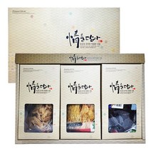 정을 담다 선물세트 1호-2호 모음 /설날 구정 명절 설 답례품 조미 오징어 건어물 선물용 아귀포 오징어채, 정을담다1호