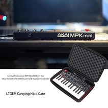 미디컨트롤러케이스 하드 휴대 케이스 MPK 미니 플레이 | 25키 USB 미디 드럼 패드 앰프, 없음