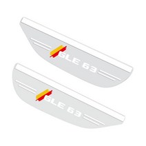백미러 비 그늘 방수 블레이드 유연한 PVC 백 미러 눈썹 커버 액세서리 메르세데스 벤츠 GLE 63 2 피스, [01] 2X For GLE 63