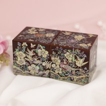 나빌레라 나전칠기 매화미니쌍합 자개 보석함 돌반지 보관함 자개함