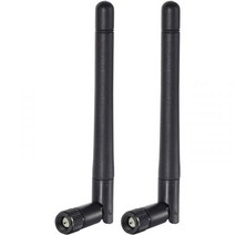 Bingfu Dual Band WiFi Antenna 3dBi SMA Male Antenna(2-Pack) for Wireless Vedio Security IP Camera Re, (SMA 수) 안테나 2팩