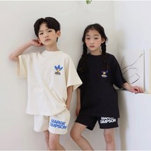 아동 주니어 마지상하 남아 여아 반팔 반바지 운동복상하세트