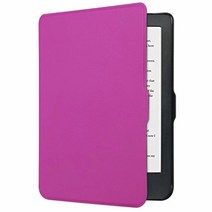 ebook리더기 이북리더 전자책뷰어 슬림 케이스 for kobo clara hd 6 inch ebook smart cover ereader hard back cover skin, 자주색