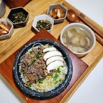 [금산돌그릇] 장수곱돌 돌솥 냄비 뚝배기 밥 미니 가마솥 누룽지 비빔밥 1인용, 150x75, 1개