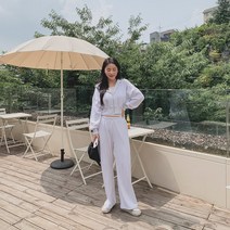 동대문관 다소미 크롭 집업 세트