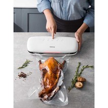 가정용 진공포장기 휴대용 실링기, 화이트