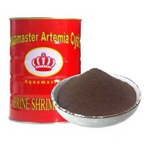 아쿠아마스터 브라인 중국 프리미엄 425g 에그 새우, 100g봉지(큰빨간색알을부화할수있음)작은스푼무료작은스푼